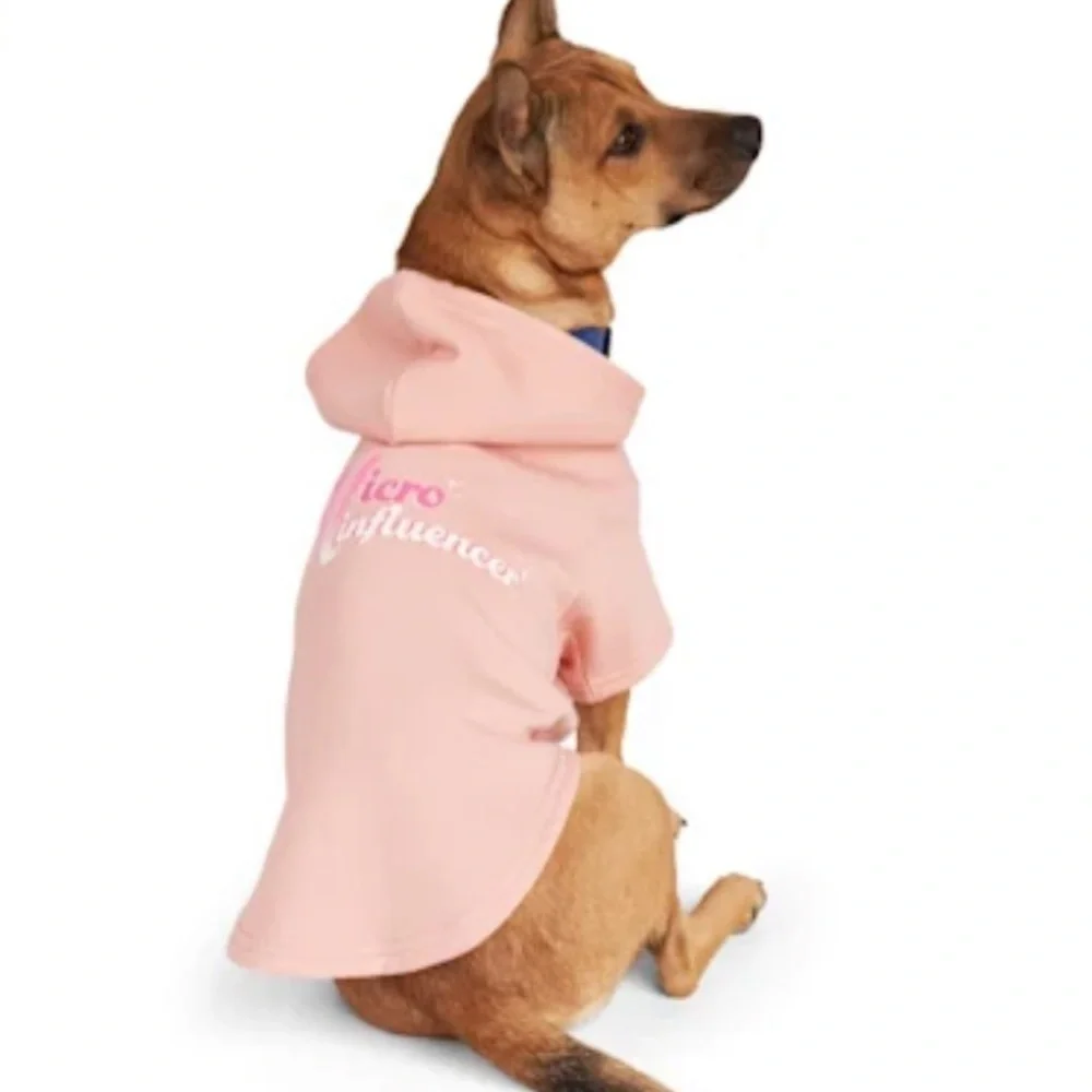 NWT Micro influencer dog hoodie XS